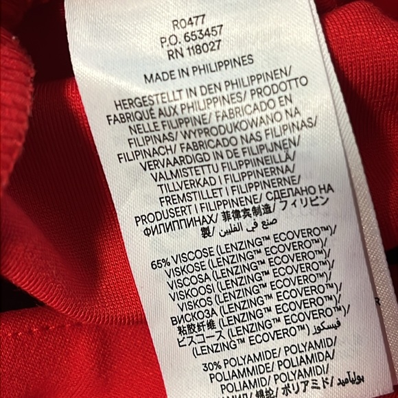 Boden Hampshire Ponte Wide Pants Trousers Size 8 Petite Red Office Career Preppy - Picture 6 of 12